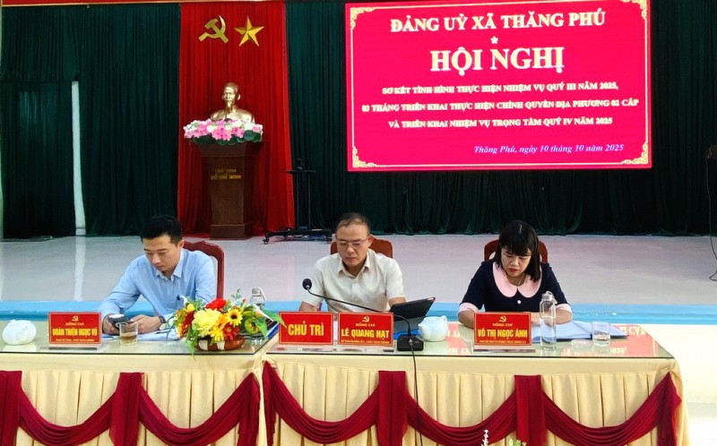 THĂNG PHÚ: ĐỒNG LÒNG ĐỂ THỰC HIỆN NHIỆM VỤ