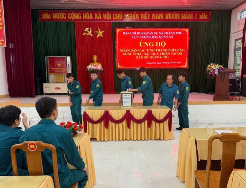 TIẾP TỤC ỦNG HỘ ĐỒNG BÀO BỊ ẢNH HƯỞNG BÃO SỐ 10