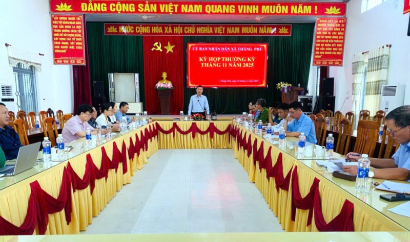 UBND XÃ THĂNG PHÚ ĐẶT RA 12 NHIỆM VỤ TRỌNG TÂM TRONG THÁNG 12/2025