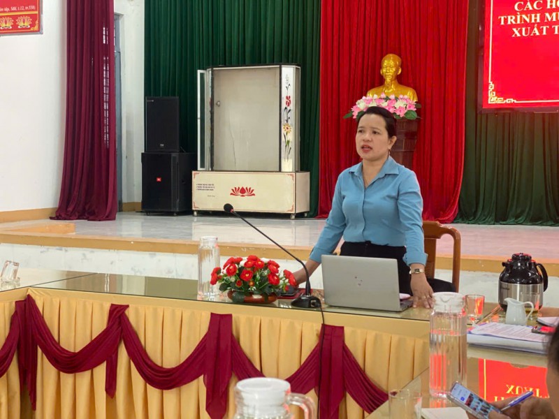 TRIỂN KHAI THỰC HIỆN CHƯƠNG TRÌNH MỤC TIÊU GIẢM NGHÈO TRÊN ĐỊA BÀN XÃ