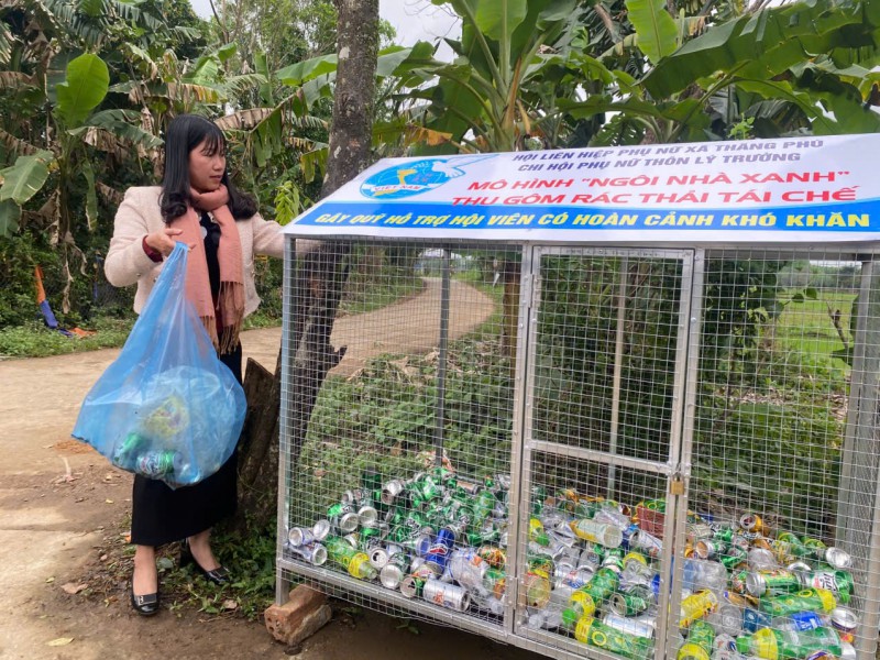 PHỤ NỮ THĂNG PHÚ XÂY “NGÔI NHÀ XANH”    GÂY QUỸ TỪ THIỆN