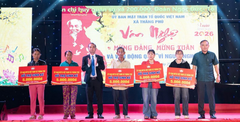 CHƯƠNG TRÌNH VĂN NGHỆ MỪNG ĐẢNG - MỪNG XUÂN BÍNH NGỌ 2026 VÀ VẬN ĐỘNG “QUỸ VÌ NGƯỜI NGHÈO”