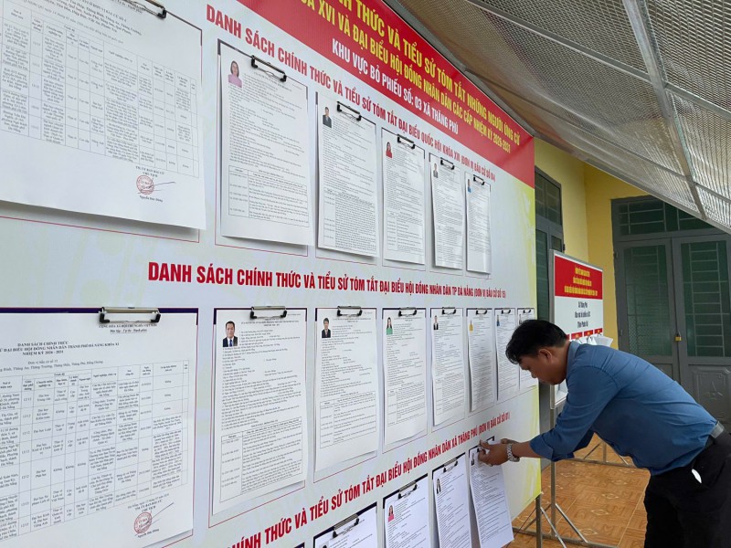 THĂNG PHÚ HOÀN THÀNH NIÊM YẾT DANH SÁCH VÀ TIỂU SỬ TÓM TẮT ỨNG CỬ VIÊN TẠI 12 KHU VỰC BỎ PHIẾU