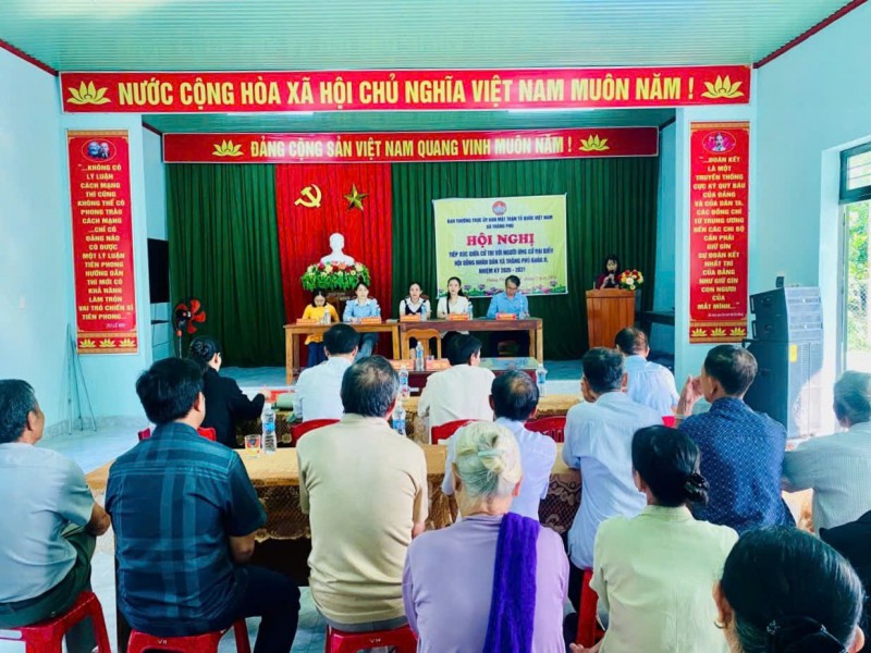 ỨNG CỬ VIÊN ĐẠI BIỂU HĐND XÃ ĐƠN VỊ BẦU CỬ SỐ 1, SỐ 6: TIẾP XÚC CỬ TRI, VẬN ĐỘNG BẦU CỬ