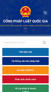 CỔNG PHÁP LUẬT QUỐC GIA